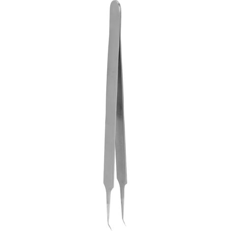 Pince à épiler trempée, courbée, outil de réparation et d'entretien de précision, pointe ultra-fine allongée BST-18