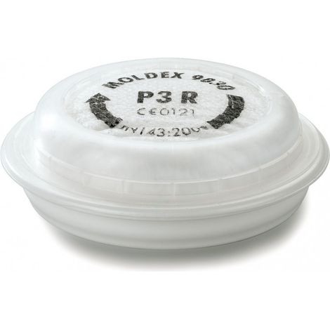 Lot de 2 filtres P3R pour masque de protection Moldex série 7000 et 9000 – Filtration particules fines – Résistance respiratoire minimale (1/2)