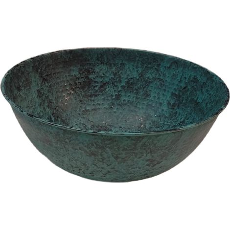 Waschbecken handgeschmiedet, Kupfer, Patina 40x17 cm (1/5)