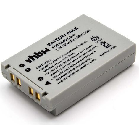 vhbw Batería compatible con Casio DT-X7 M10E DT-X7 M10R, DT-X7 M30R, DT-X7 M30E, DT-X7 escáner códigos de barra, TPV (1880 mAh, 3,7 V, Li-Ion)