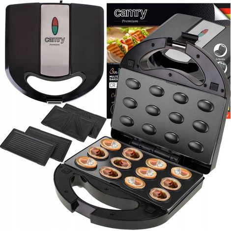 TOSTAPANE 3 IN 1 GRIGLIA PANINI 1000W