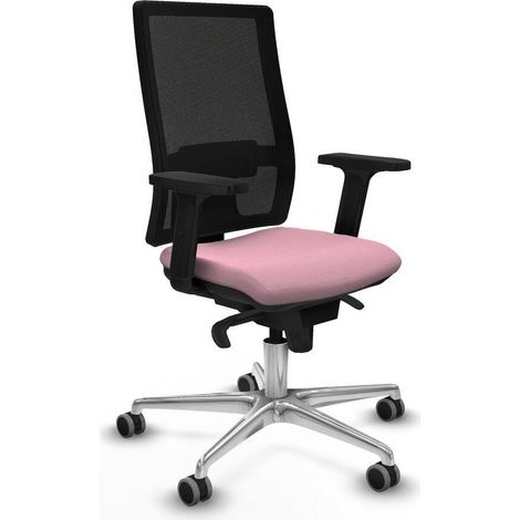 piqueras-y-crespo Chaise Ergonomique Rose Confort Bureau (1/3)