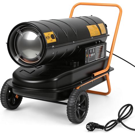 TolleTour Canon à chaleur de 30 kW, soufflerie de chauffage au fioul, chauffage de chantier diesel,réservoir de 38 L (1/5)