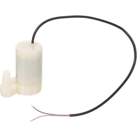 Mini pompes à eau pour fontaine, type submersible, pour la circulation de l'eau, lot de 2, en plastique blanc. (1/5)