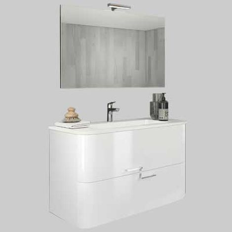 GEOS 80 B - Base sospesa bianco lucido