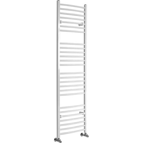 Hudson Reed Artle - Sèche-Serviettes Design Moderne Blanc - Incurvé 180 cm x 49.8 cm