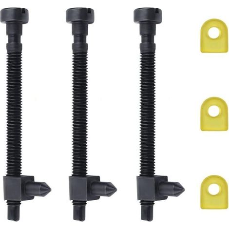 3 vis de réglage de tendeur de chaîne pour tronçonneuses HUSQVARNA 61 66 266 268 (lot de 3) (1/4)
