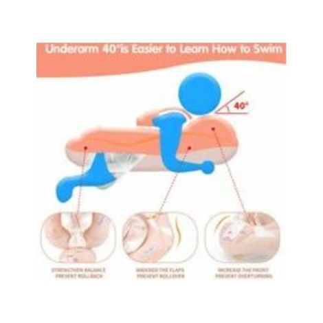 Bébé Swim Circle Belly Circle Enfants Swim Circle Underarm Sun Protection Gonflable Swim Circle Rose Taille S (1/3)