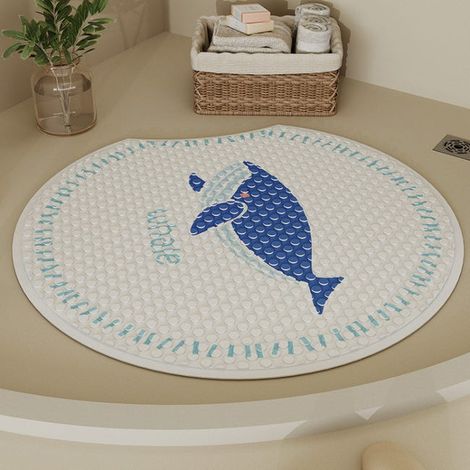 55 x 55 cm große rutschfeste Badematte für Badewanne und Dusche. Rutschfestes Fußmassagegerät