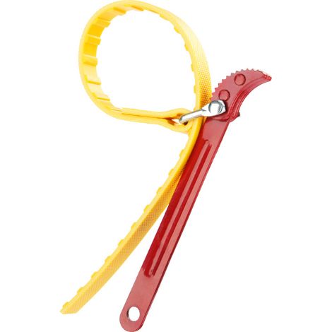 Clé à Sangle Universelle Réglable et 10" Porte Filtre Eau 50-150mm Clé Filtre à Huile pour Tuyau Pommeaux de douche RéParations De Plomberie Ouvre-bocal Décapsuleur
