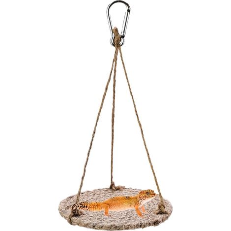 Cama tipo hamaca para reptiles, jaula, transpirable, hecha de tela de malla, para transportar animales pequeños. (1/5)