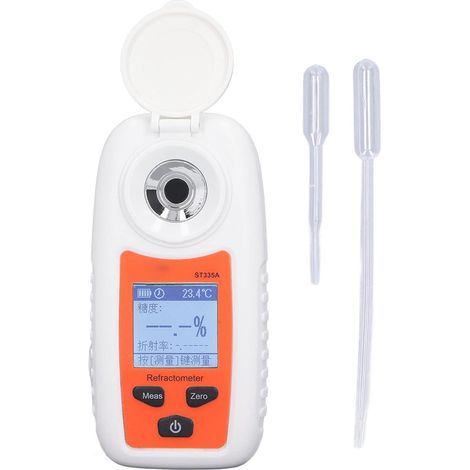 Brix numérique LCD Cryfokt mesureur de sucre 3 en 1 avec