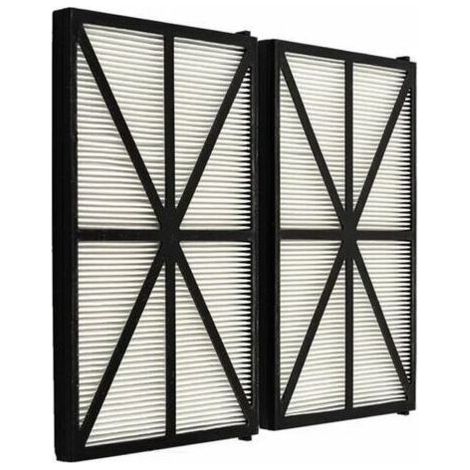 Lot de 2 Panneaux Filtres pour Robot Tiger Shark - RCX70101PAK2 - Noir,DEBUNS