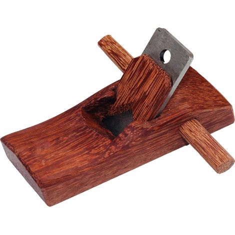 Tiny Woodworking Airplane Mini Hand Plane Log Hand Plane Wood Carpenter Wood Hand Tool Perfect for Woodworking Pruning Wood Planing Surface Smoothing (Red) (1/5)