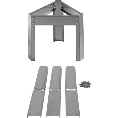 Supporto in lamiera inox per maturatore 100 kg