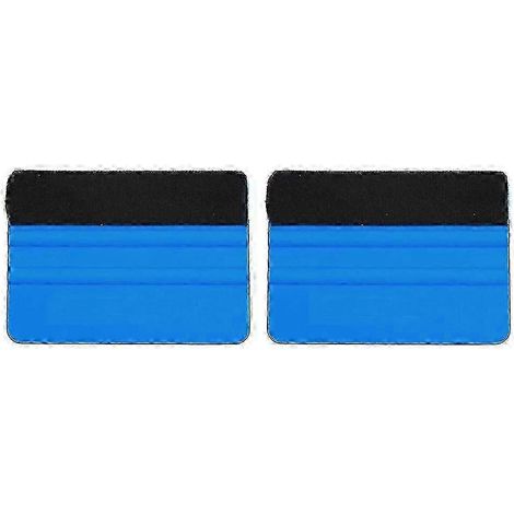 2x Racloirs de bord professionnels en feutre pour film de covering automobile (1/5)