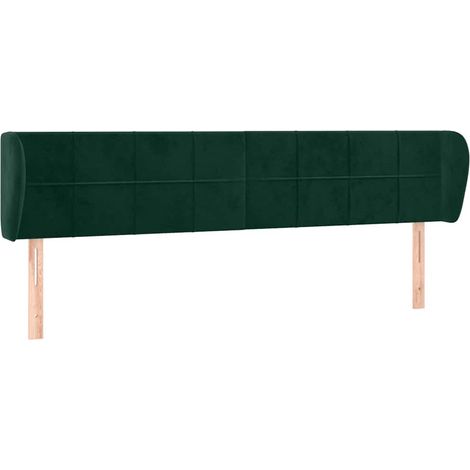 Maison Exclusive - Cabecero de terciopelo verde oscuro 163x23x78/ (1/5)