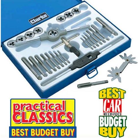 CLARKE CHT303 TAP AND DIE SET 28PCS