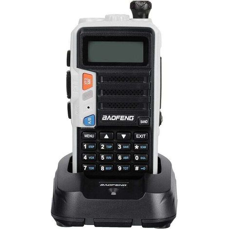 BAOFENG UV S neuf Plus Talkie Walkie Tri-Bande Puissant émetteur-Récepteur Radio CB 10W 10km Longue Portée Argent 1pc