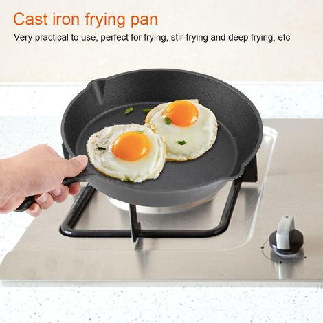 Poêle à frire en fonte, ustensiles de cuisine, plaques de cuisson à gaz et à induction, casseroles (1/5)