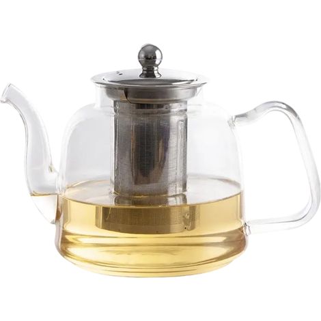 1 Théière, Verre borosilicate, Filtre acier inoxydable 304, Design minimaliste, Cuisine (1/5)