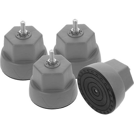 4 pièces machine à laver patins Feet Stabilizers pour tambour lave-linge bruit Reduction Cushions Elephant Foot Design (1/5)