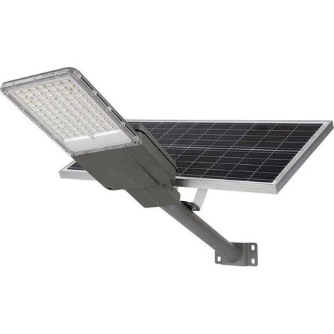 Farola V-TAC, chip Bridgelux, 20 W, panel de 40 W, control remoto, LFP, blanco frío, IP65