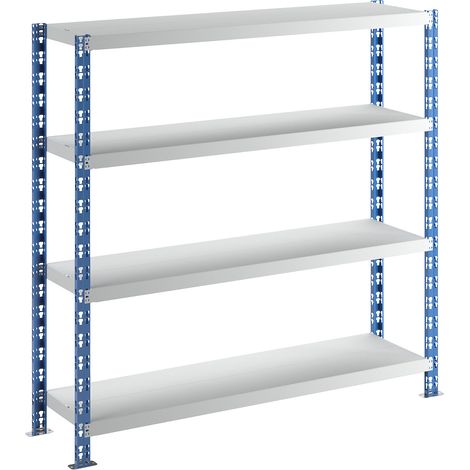 eurokraft basic, Rayonnage emboîtable extra-large, bleu/gris, (1/5)