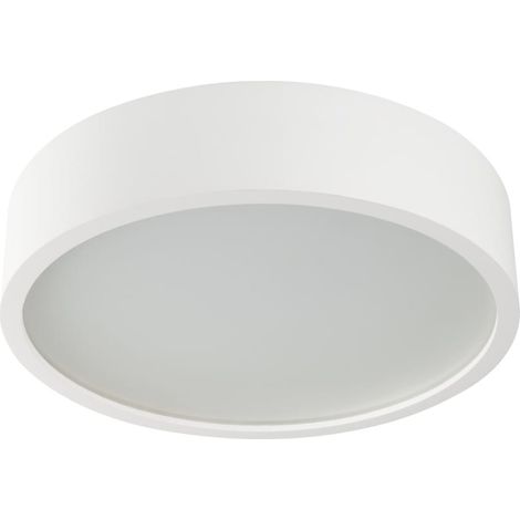 Plafonnier Kanlux Jasmin 23126 blanc 28cm E27 bois (1/4)