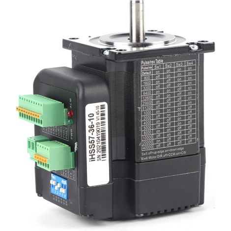 Kit moteur pas à pas hybride boucle fermée NEMA23 IHSS57-36-10 1Nm couple élevé sans perte de pas pour CNC (1/4)