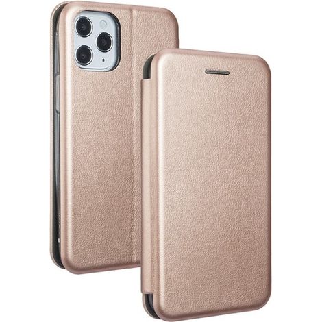 Funda tipo libro Beline para iPhone 12 mini, color oro rosa.
