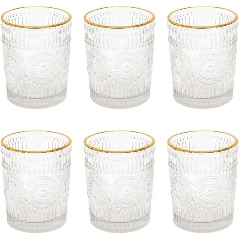 Lot de 6 Verres Design "Liseré" 18cl Transparent (1/4)