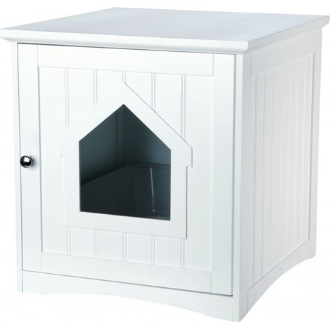 Cabina de baño - TRIXIE - 49 x 51 x 51 cm - Blanco (1/4)