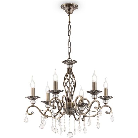 Lampadario Royal Classic in Metallo Grace Ottone (1/5)