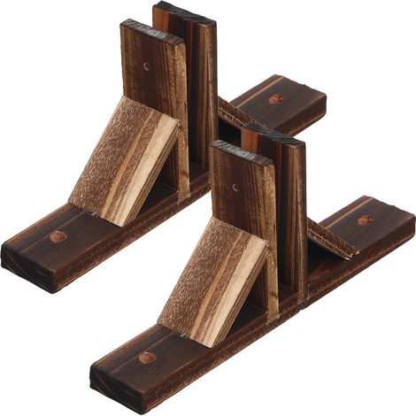 Support pour Clôture de Jardin en Bois 2pcs, Base Stable et Antiretournement pour Barrière de Pelouse, pour Jardin et Terrasse (1/5)