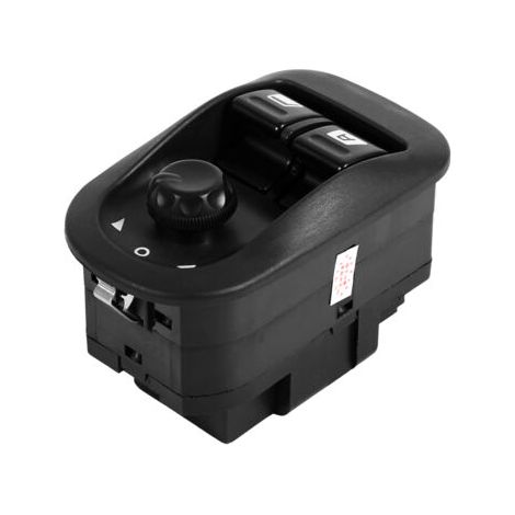 6554.wa, Interruptor de elevalunas eléctrico para coche, negro, 3,15 x 2,1 x 2,2 pulgadas (1/5)
