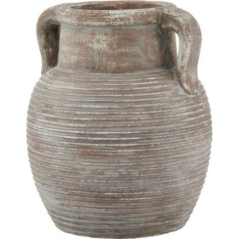 Siena Amphora Pot - Ceramic - L23 x W23 x H27 cm - Brown