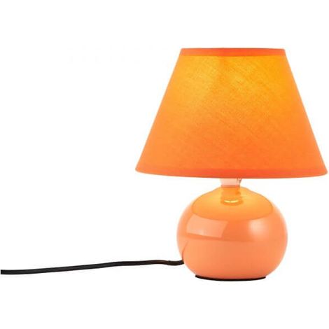 BRILLIANT lampe de table Primo pêche  1x D45, E14, 40W, adapté aux lampes à suspension (non inclus)  Échelle A ++ à E  Avec interrupteur à cordon (1/3)