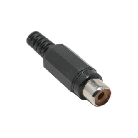 Conector RCA Hembra Aerea Color NEGRO CC-106B