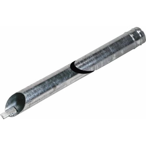 Tubo di aspirazione zincato Ama con portagomma lunghezza 2m e ø 150mm
