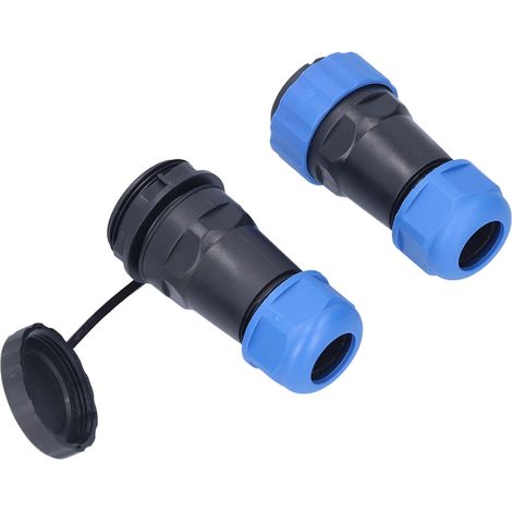 Connecteur Aviation SP28 4 Pôles 45A IP68 Étanche pour Applications Haut Courant (1/5)