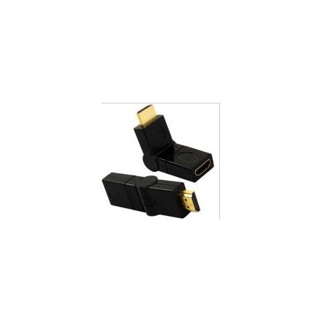 Adaptateur , convertisseur pivotant Rotatif mâle vers Femelle Adaptateur d'extension d'angle de Rotation réglable à 360 degrés pour Tablette（2 pièces） (1/5)