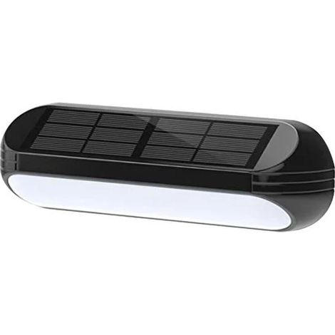 (1 lampe) Lampe décorative LED RGB solaire compatible avec les appliques murales extérieures étanches pour jardin, terrasse, balcon, clôture, etc. (1/5)