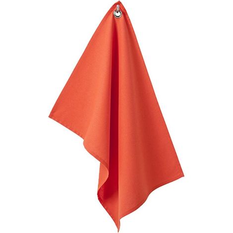 Essuie mains en coton couleur Corail 50 x 70 cm