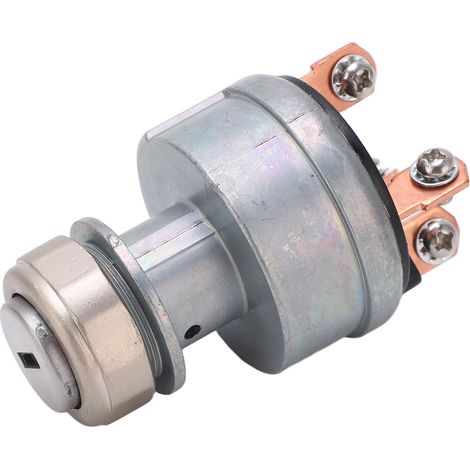 Contacteur de démarrage moteur pelle 4 positions en acier allié et cuivre rouge pour CAT E320C avec 2 clés (1/5)