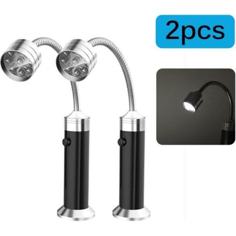 Lampe de barbecue - - Col de cygne flexible - Base magnétique puissante - Super lumineuse - LED