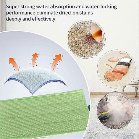 Wischmopp für Vorwerk Kobold SP600 MF600 Staubsauger, Ersatzteile, Zubehör, Nass- und Trockenwaschbar