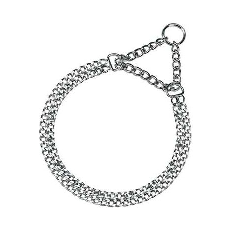 COLLARE A MEZZO STRANGOLO - ACCIAIO NICHELATO CM 45- 3 pezzi