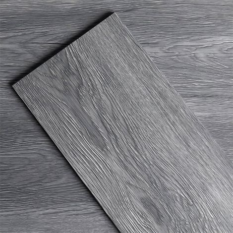 Pannelli Vinilici Autoadesivi LVT Grigio Scuro 1m² 2mm 7 Pezzi (1/3)