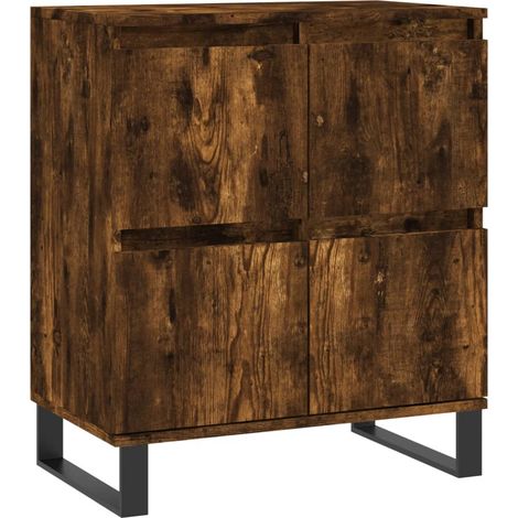 Credenza buffet cassettiera mobile contenitore organizer cucina soggiorno soggiorno 60 x 35 x 70 cm derivati del legno marrone 020030975